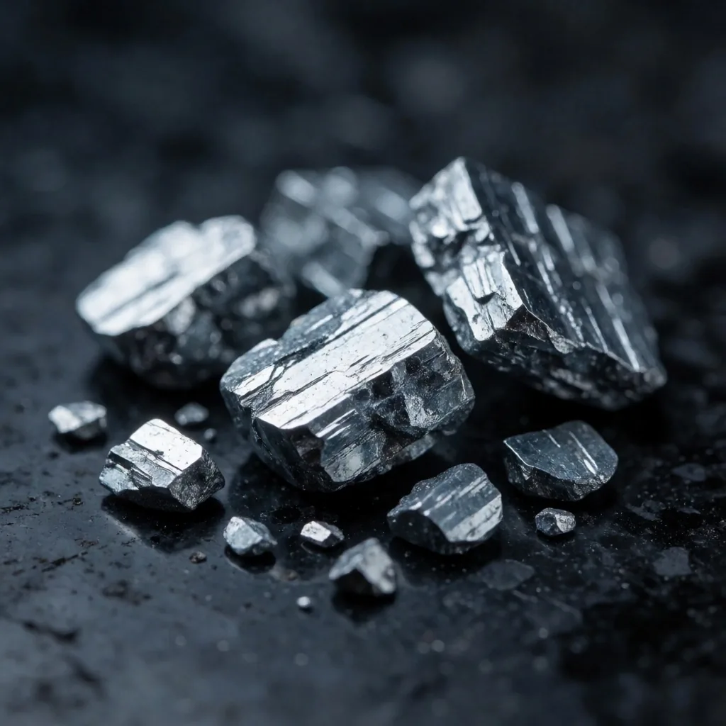 Hrom — mineral u tragovima u makro prikazu